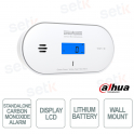 Indoor Battery Powered Carbon Monoxide Detector - LCD Screen - Dahua