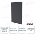 Écran LCD d'affichage numérique vertical 55 pouces, fonctionnement 24h/24 et 7j/7, 14 ms - Dahua