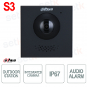 Outdoor Station with 2Mp 160° Camera - Vandal-Proof - Black - S3 - Dahua