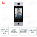 Multi-family condominium outdoor IP station 2MP 10 inch display RFID IC IP65 - Dahua