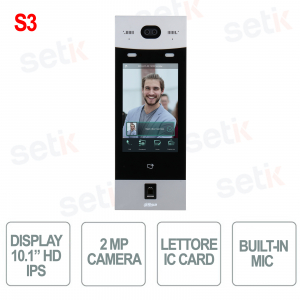 Multi-family condominium outdoor IP station 2MP 10 inch display RFID IC IP65 - Dahua