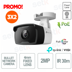 TP Link VIGI C320I(4mm) 2MP 4mm IR 30m IP67 Night Vision Outdoor Bullet Camera