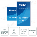 LH5581UHSG-1AG - IIYAMA - Moniteur VA AG 55 pouces - 4K UHD - Avec haut-parleurs stéréo