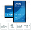 T6529AS-B1AG - IIYAMA - Moniteur VA AG 65 pouces - 4K UHD - Écran tactile