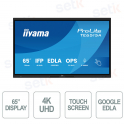 TE6515A-B1AG - IIYAMA - 65 inch IPS AG monitor - 4K UHD - touchscreen