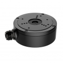 DS-1280ZJ-S Black Aluminum Junction Box for Indoor and Outdoor Cameras - HIKVISION