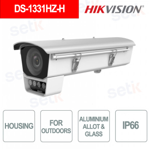 Boîtier extérieur anti-vandalisme IP66 DS-1331HZ-B avec ventilateur pour caméras de surveillance - Hikvision