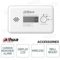 HY-GC21B-W2-868 Wireless Carbon Monoxide Detector with LCD Display and 85dB Alarm -