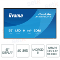 LH5575UHS-B2AG - 55" 4K UHD monitor iiyama ProLite – Android 11 and Digital Signage 24/7