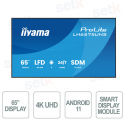 LH6575UHS-B2AG - 65" 4K monitor iiyama ProLite – Android 11 and Digital Signage 24/7