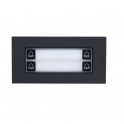 Module d'interphone extérieur Dahua VTO4202FB-MDB4 4 boutons IP65 IK07, design compact, couleur noire