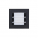 Module Dahua VTO4202FB-MDB10 avec 10 boutons IP65 IK07 pour extérieur, couleur noire