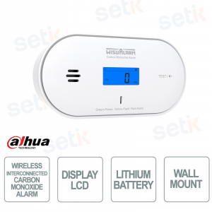 Rilevatore Monossido di Carbonio (CO) Wireless HY-GC30A-R8: Sicurezza Domestica 10 Anni