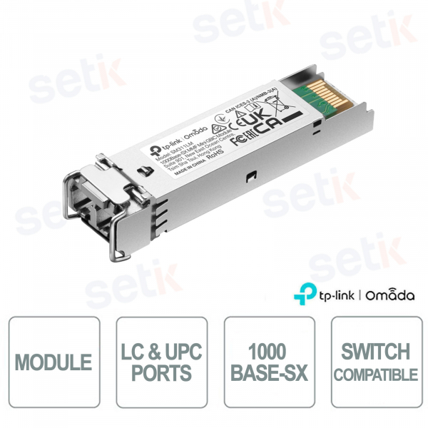 Modulo SFP SM311LM TP-Link: Transceiver Fibra Ottica 1.25Gbps per Switch e Videosorveglianza IP