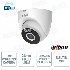 3MP Wi-Fi Camera with Fixed Lens and Intelligent Detection - Dahua