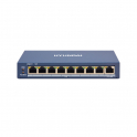 HYU-1066 PoE Switch: 8 Ports, Gigabit Uplink, 300m LAN and 110W PoE