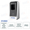 HYU-645 – Lecteur d'empreintes digitales biométrique IP65 et de cartes Mifare pour le contrôle d'accès