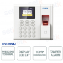 HYU-731 – Terminal de présence avec lecteur d'empreintes digitales et de cartes EM