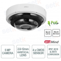 Caméra panoramique Dahua 4×5MP anticorrosion avec détection intelligente et vision à 360°