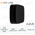 Détecteur de chaleur sans fil Ajax EN54 FireProtect (Heat) Jeweller Noir