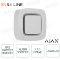 Sirena Antincendio Ajax EN54 Sounder Bianco – Wireless e Facile da Installare