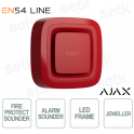 Sirena Antincendio Ajax EN54 Sounder Rosso – Wireless e Facile da Installare