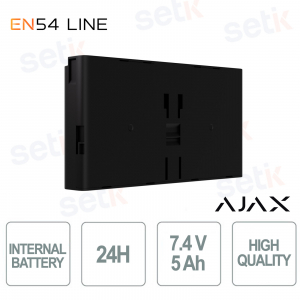 Batterie interne Ajax EN54 24h noire – Sauvegarde fiable et certifiée