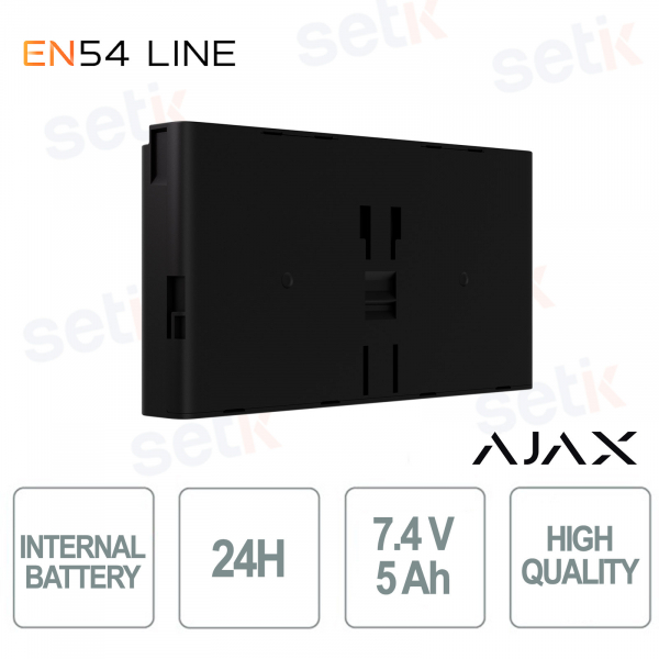 Ajax EN54 24h Internal Battery Black – Reliable and Certified Backup