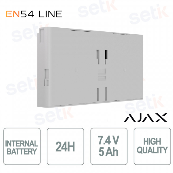 Ajax EN54 24h Internal Battery White – Reliable and Certified Backup