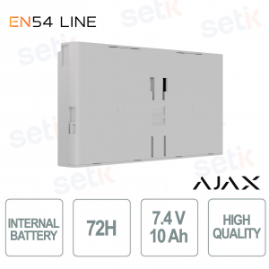 Ajax EN54 72h Internal Battery White – Reliable and Certified Backup