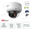 Caméra dôme IP Dahua IPC-HDBW3649E-S-IL 6 MP 2,8 mm avec IA