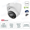 Dahua 6MP IP Camera with 2.8mm Lens, AI Human Detection and Smart Dual Light