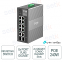 TP-Link Omada IES210GPP | Switch industriel 10 ports Gigabit PoE++ 240 W