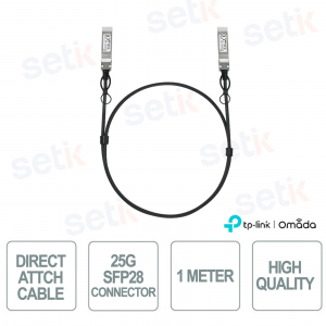 TP-Link Omada SM6220-1M – Cavo Direct Attach SFP28 25G 1 Metro