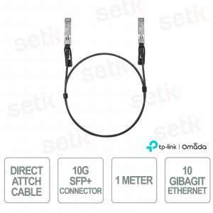 Câble SFP+ 10G à connexion directe TP-Link Omada SM5220-1M (1 mètre)