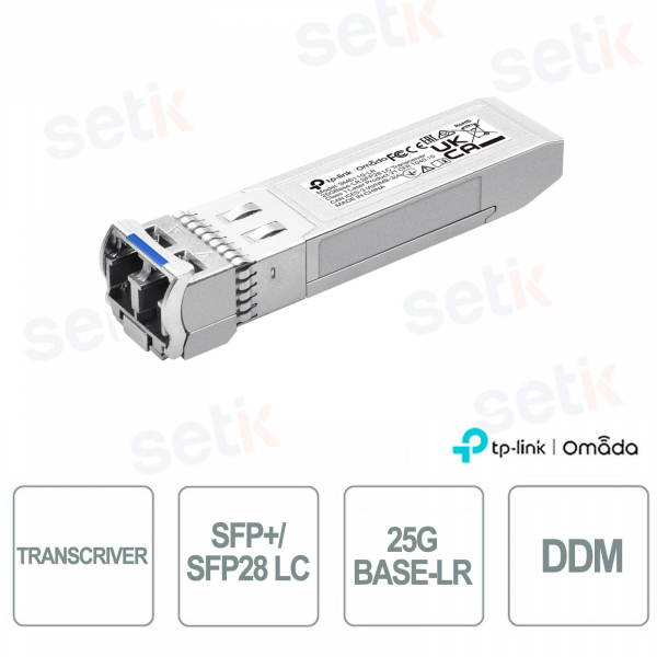 TP-Link Omada SM6110-LR SFP28 | 25G/10G LR transceiver on single-mode fiber up to 10 km