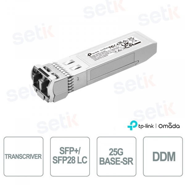 TP-Link Omada SM6110-SR SFP28 | 25G/10G Transceiver on Multimode Fiber
