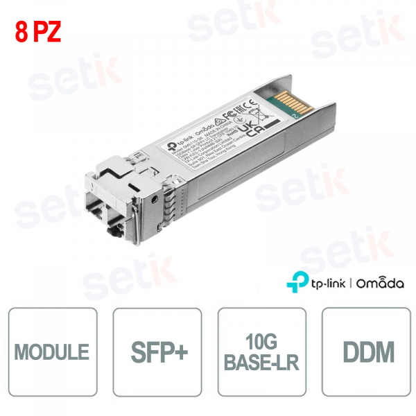 TP-Link Omada SM5110-SR(8-pack) SFP+ | 10G Multimode transceiver up to 300m