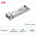 TP-Link SM311LS (pack de 8) SFP | Ensemble de 8 modules monomodes 1000BASE-LX jusqu'à 20 km