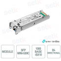 Module WDM bidirectionnel TP-Link SM321B SFP | 1000BASE-BX jusqu'à 20 km