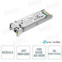 Module WDM bidirectionnel TP-Link SM321A-2 SFP | 1000BASE-BX jusqu'à 2 km