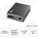 TP-Link MC210CS : convertisseur multimédia Gigabit monomode jusqu'à 20 km