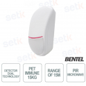 Détecteur de mouvement PIR et micro-ondes à double technologie - Bentel