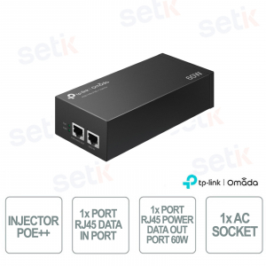 TP-Link TL-POE170S PoE++ Injector 60W Gigabit – Power and Data on a Single Cable