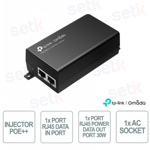 TP-Link TL-POE260S PoE+ Injector 2.5Gbps 30W – Rete stabile e veloce