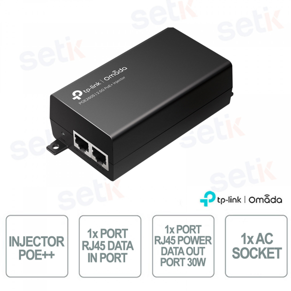 TP-Link TL-POE260S PoE+ Injector 2.5Gbps 30W – Stable and fast network