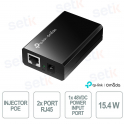 TP-Link POE150S 15.4W Gigabit PoE Injector – Simple and Secure