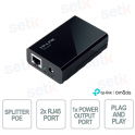 TP-Link TL-POE10R PoE-Splitter 12W – Versorgt Access Points und IP-Kameras mit Strom
