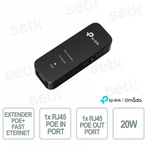 TP-Link TL-POE10E PoE+ Extender 20W – Extend Network and Power up to 250m