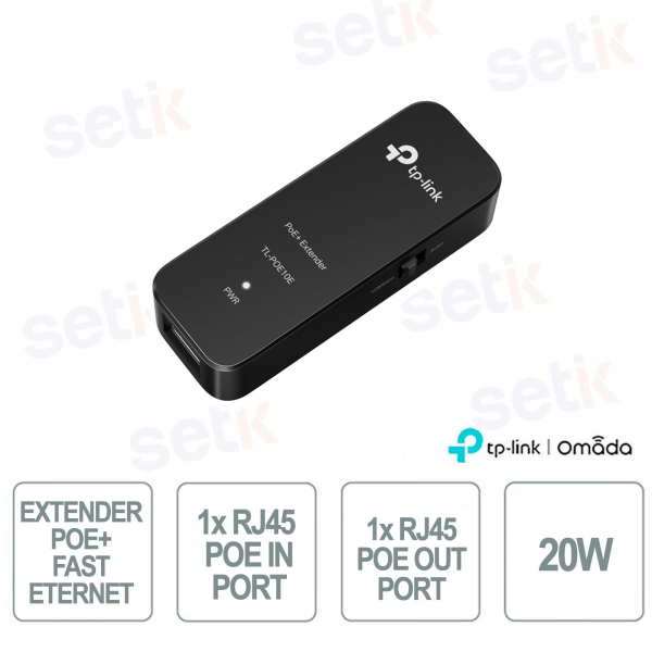Répéteur PoE+ TP-Link TL-POE10E 20 W : extension du réseau et de l'alimentation jusqu'à 250 m
